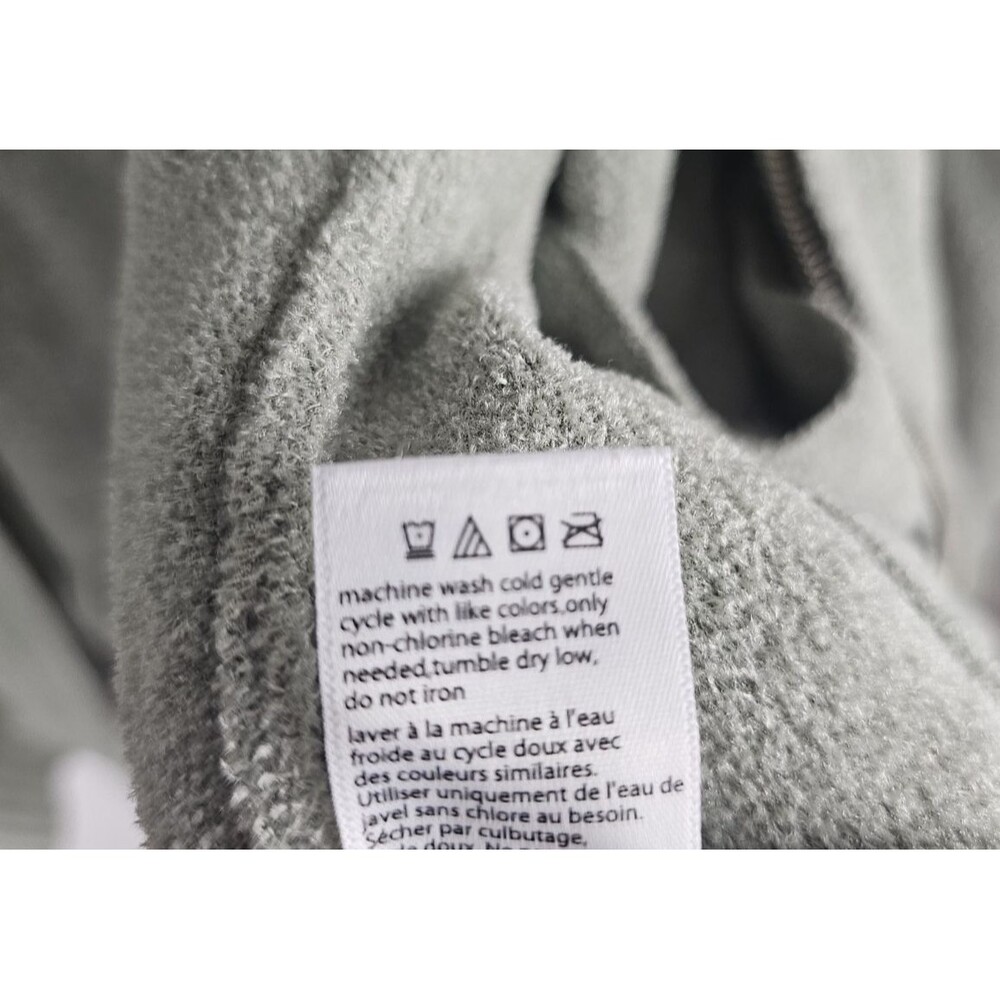 Barefoot Dreams CozyChic Lite Knit Womens Size Medium Full Zip Sweater Green - Picture 6 of 6